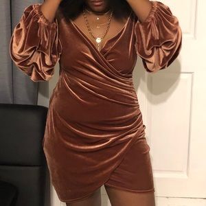 Fashion Nova Velvet Blair Dress